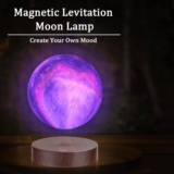 The Enchanting Moon Lamp: A Levitating, Wireless Charging, Color-Changing Masterpiece