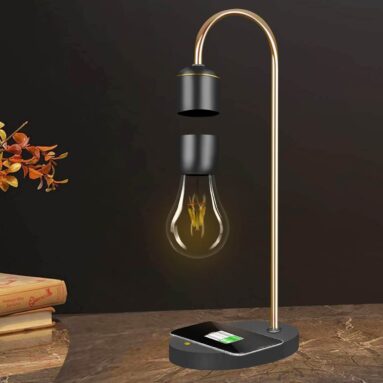 The Magic of Levitation: The Levitating Bulb Lamp with Wireless Charging