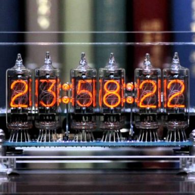 Nixie tube clock, A Clock from 70s enjoy the old school.